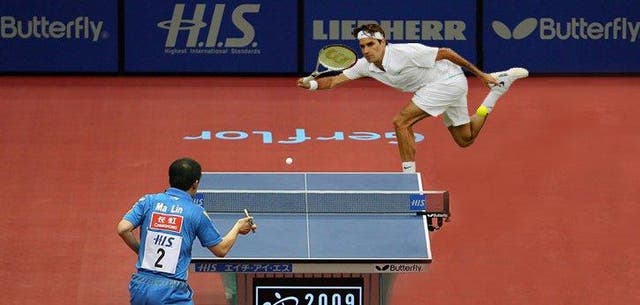 ma lin vs federer