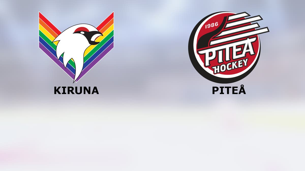 I dag spelar Kiruna mot Piteå på hemmaplan
