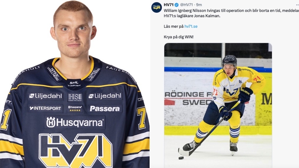 Foto: Bildbyrån/skärmdump HV71 på X