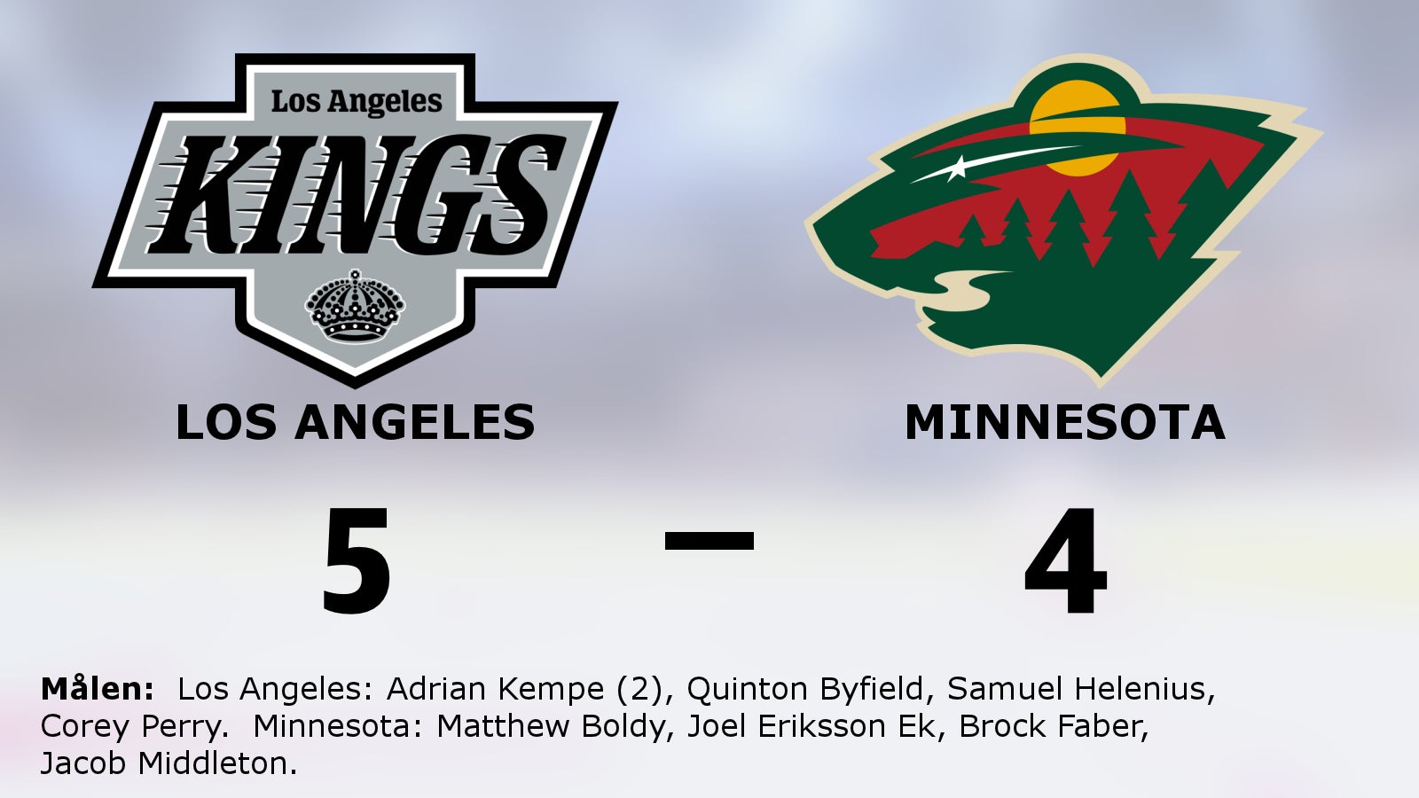 Los Angeles starkast i straffläggningen – vann hemma mot Minnesota