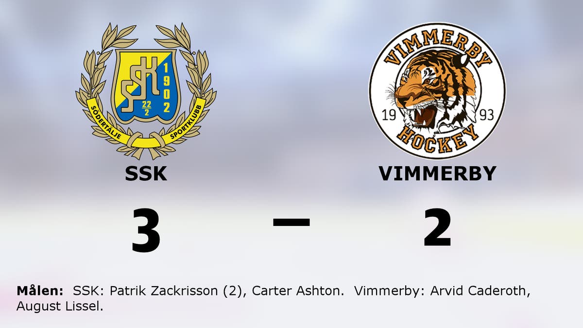 SSK vann mot Vimmerby efter Patrik Zackrissons två mål