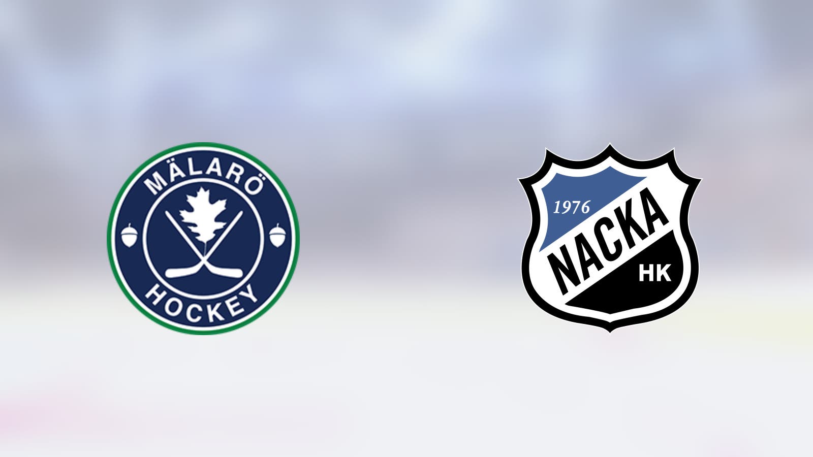 Nacka hoppas på ännu en seger i mot Mälarö Hockey