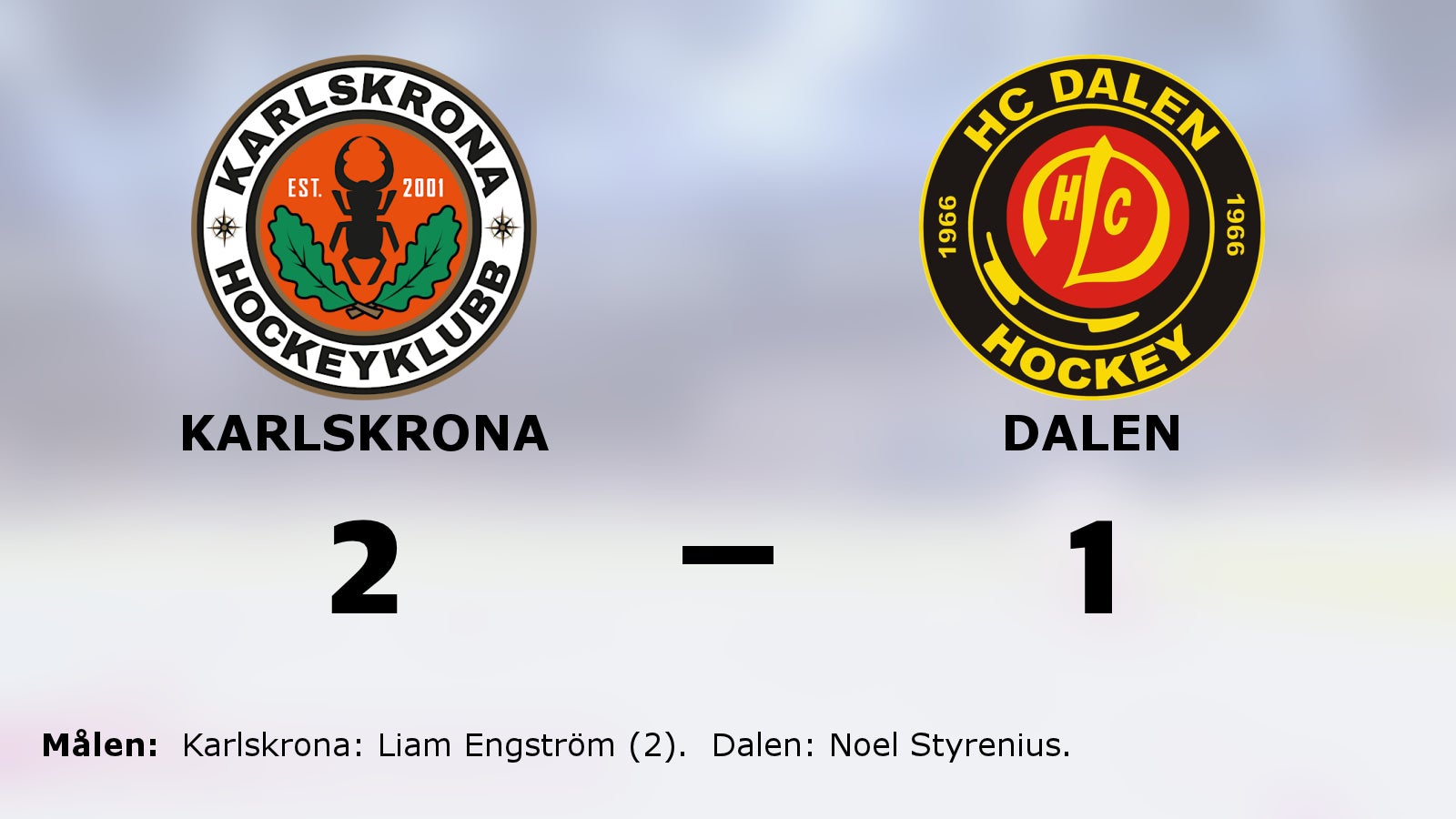 Karlskrona upp i topp efter seger mot Dalen