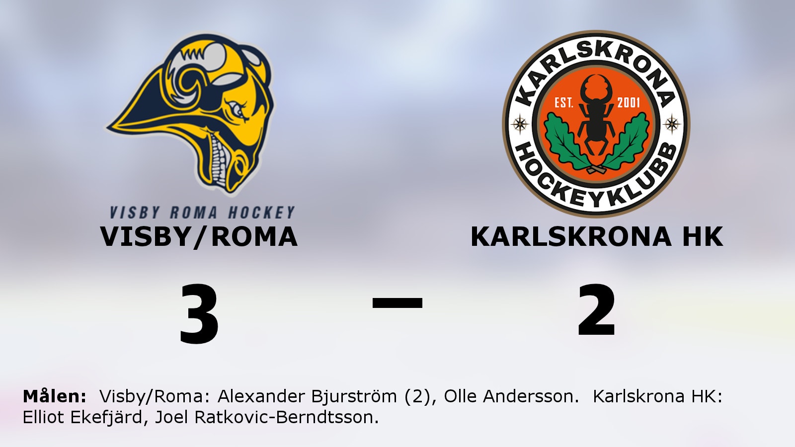 Visby/Roma säkrade segern mot Karlskrona HK i fjärde matchen