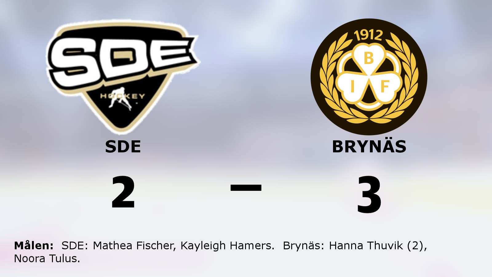 Brynäs tog ny seger mot favoritmotståndet