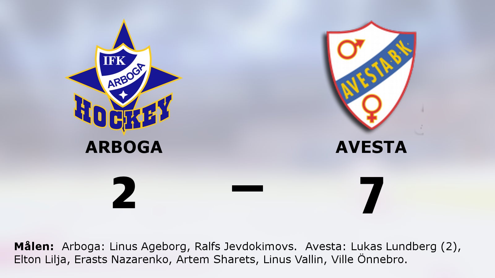 Klar seger för Avesta mot Arboga