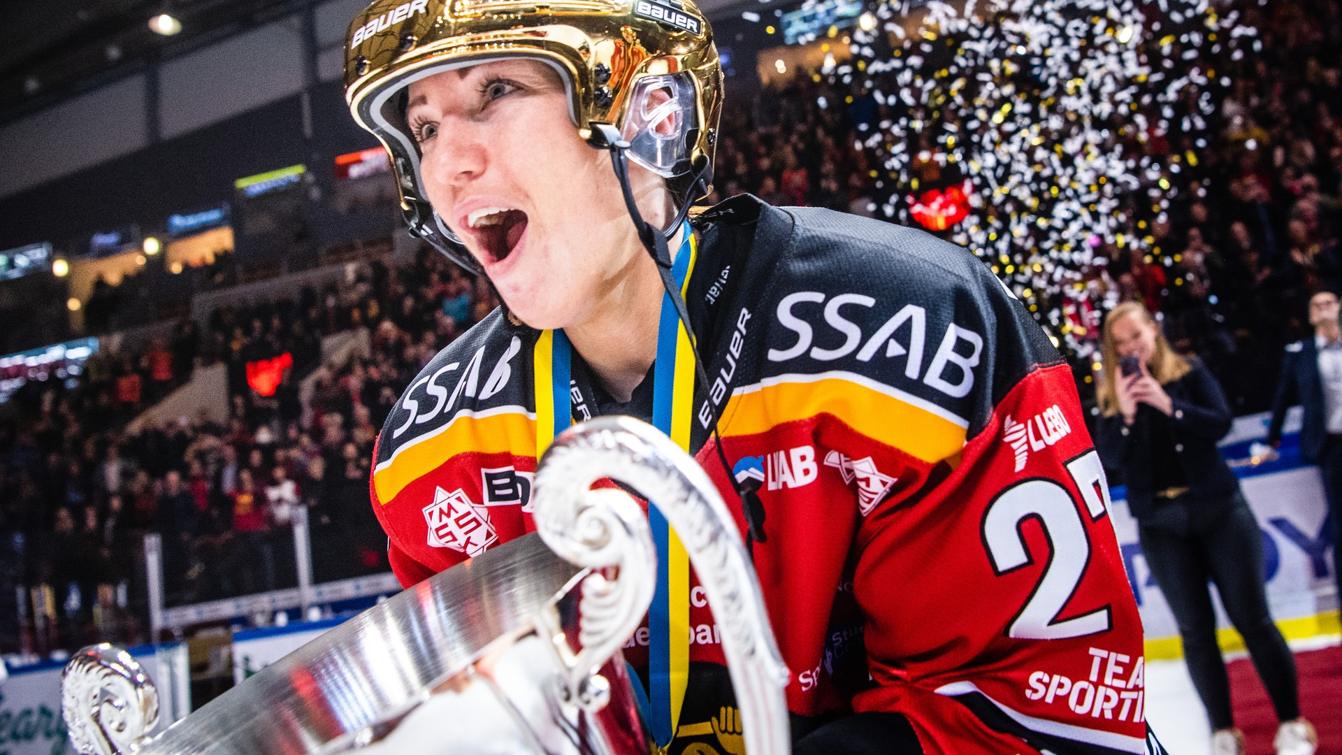 (8880) SDHL Luleå firar SM-guld