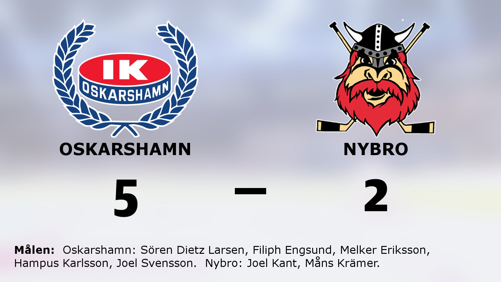 Oskarshamn vann mot Nybro