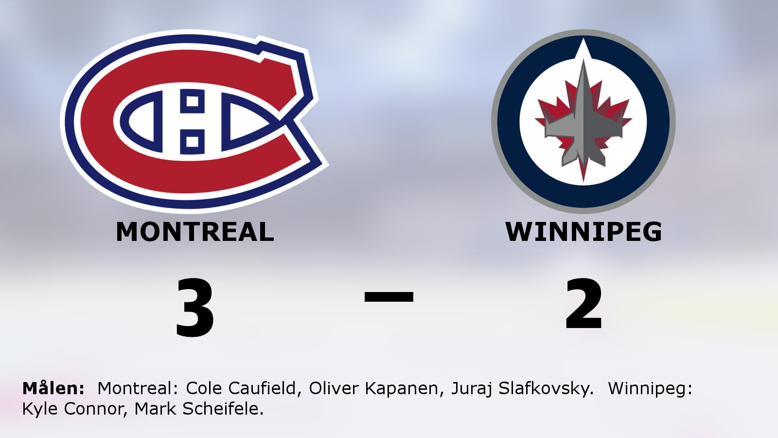 Montreal avgjorde i straffläggningen hemma mot Winnipeg