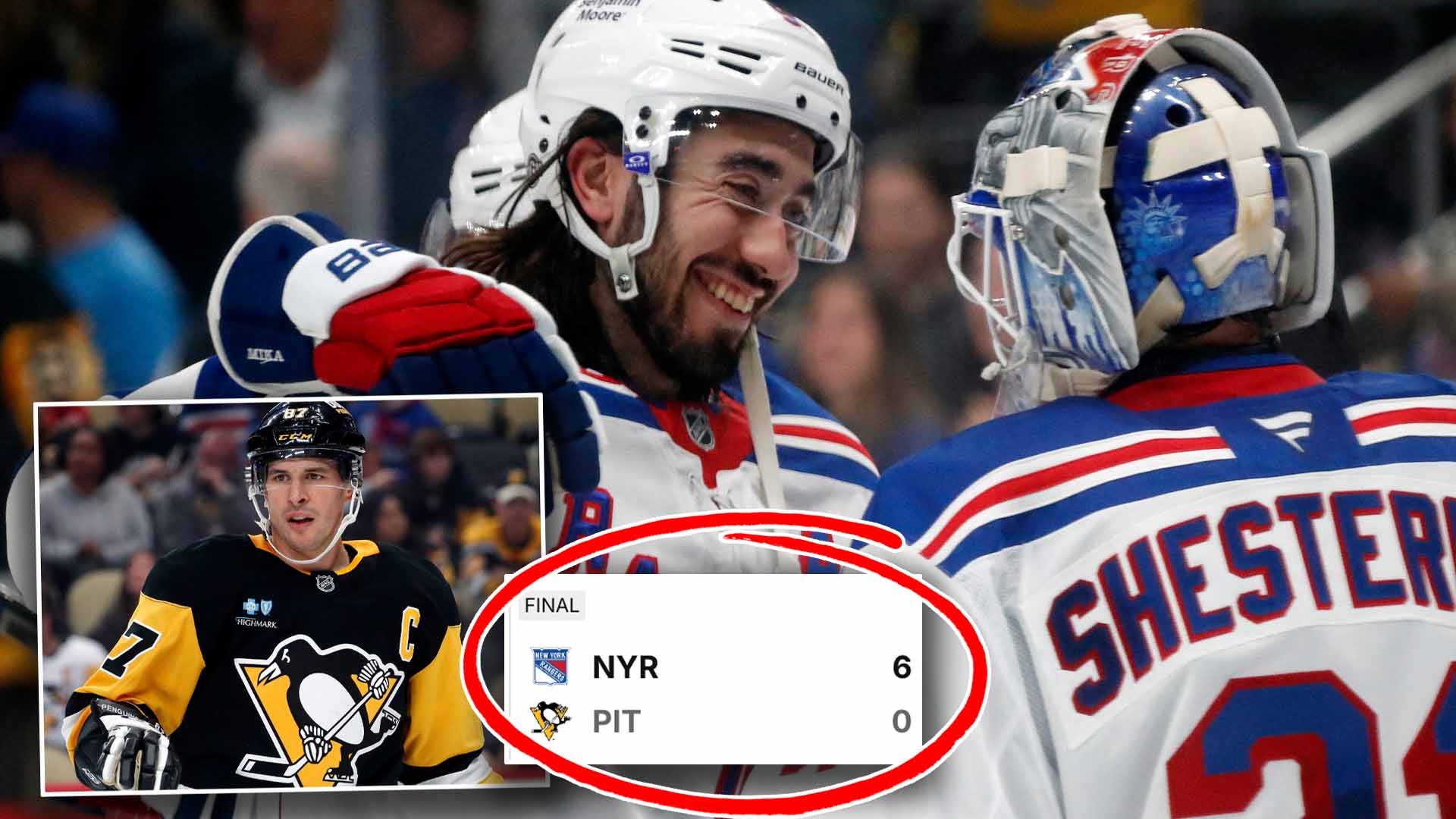 Mika Zibanejad Sidney Crosby