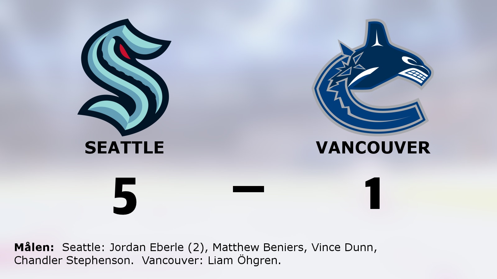 Två mål för Jordan Eberle när Seattle besegrade Vancouver