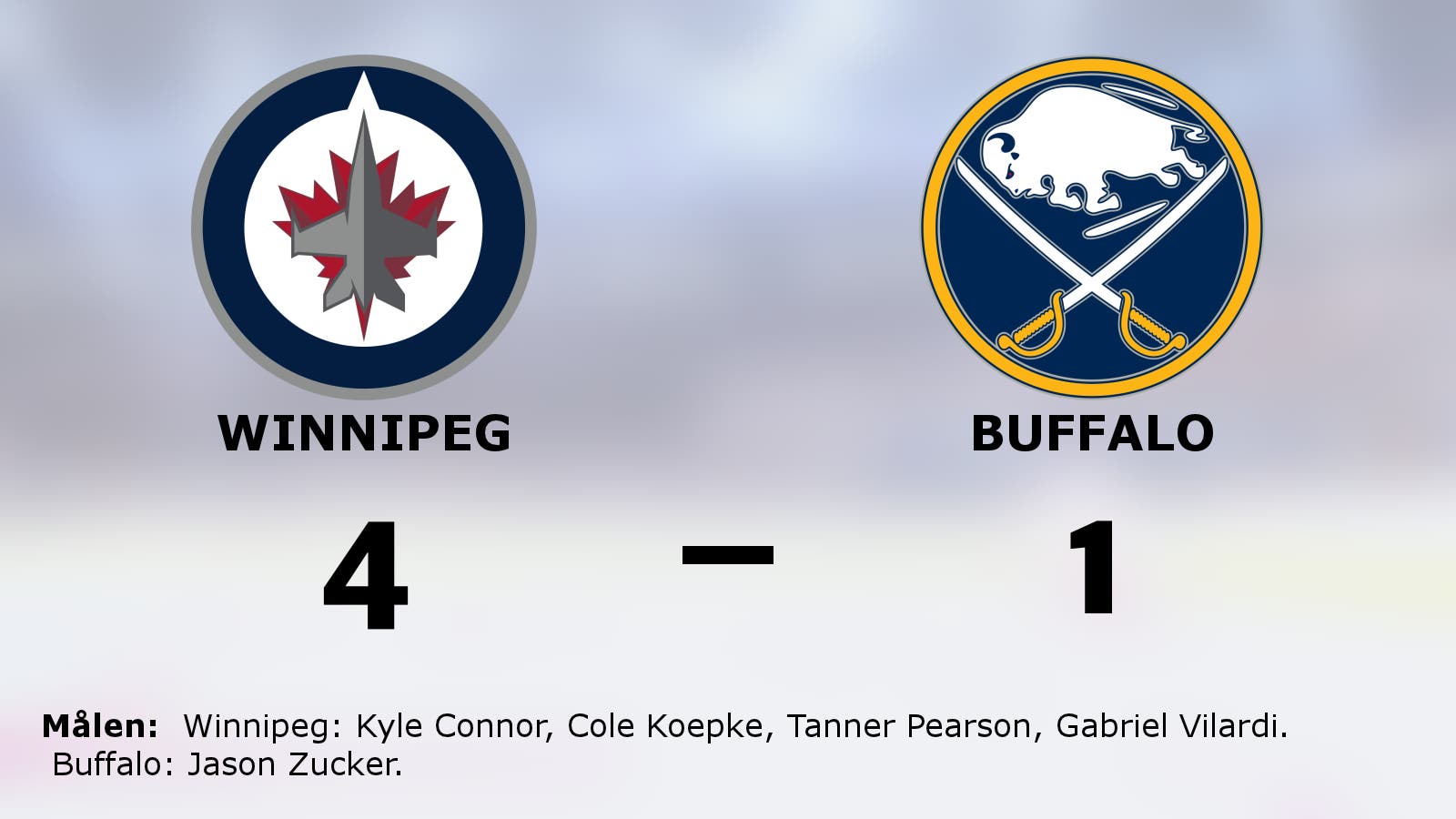 Revansch och två poäng för Winnipeg