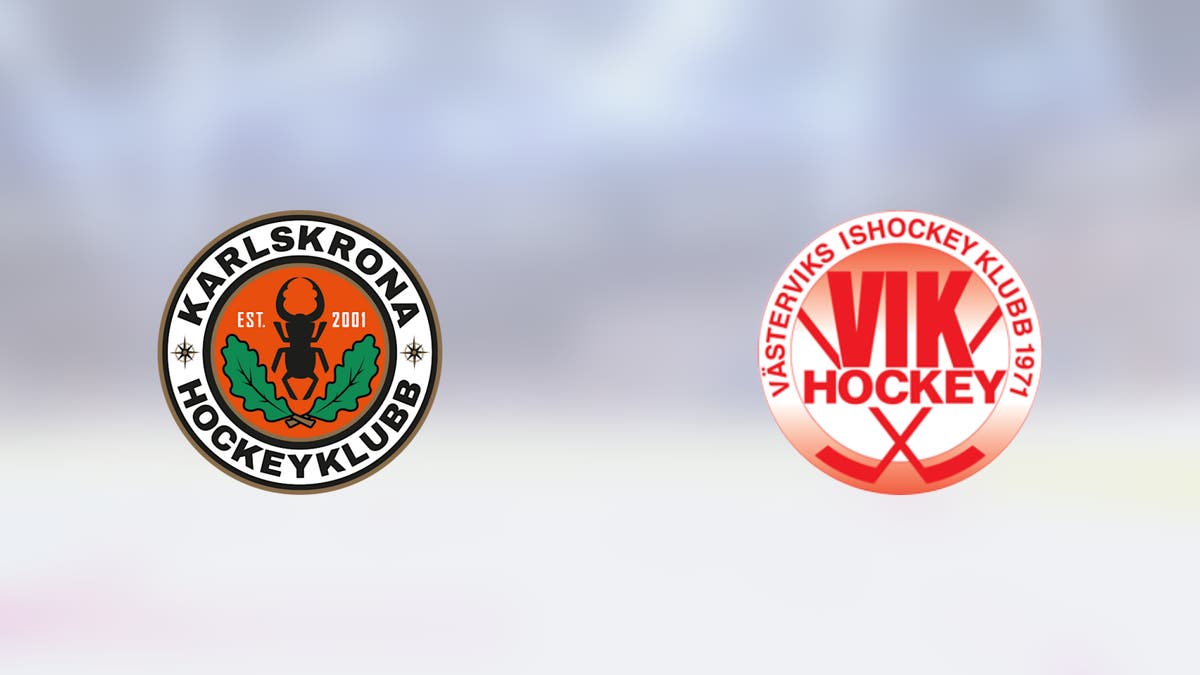 Karlskrona på jakt efter ännu en seger – möter Västervik