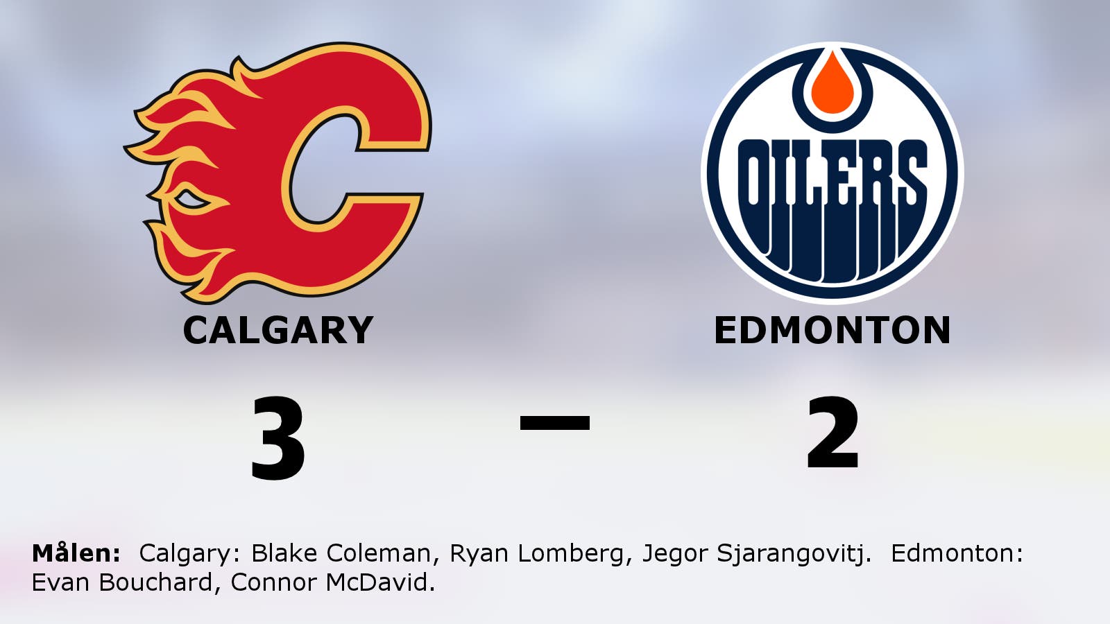 Revansch och två poäng för Calgary