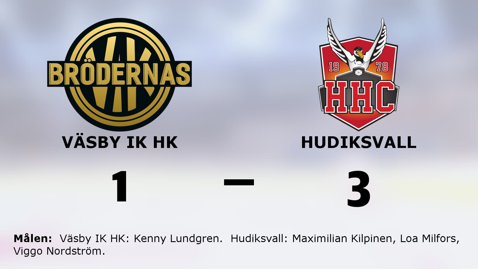 Heta Hudiksvall vann mot formstarka Väsby IK HK