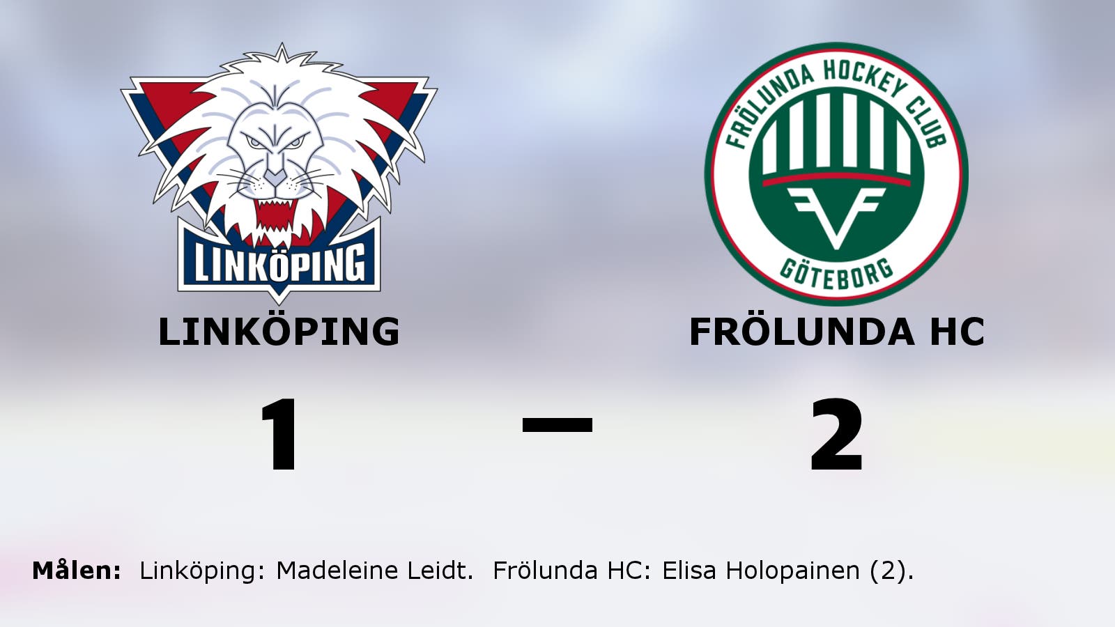 Frölunda HC:s fina svit fortsätter mot Linköping