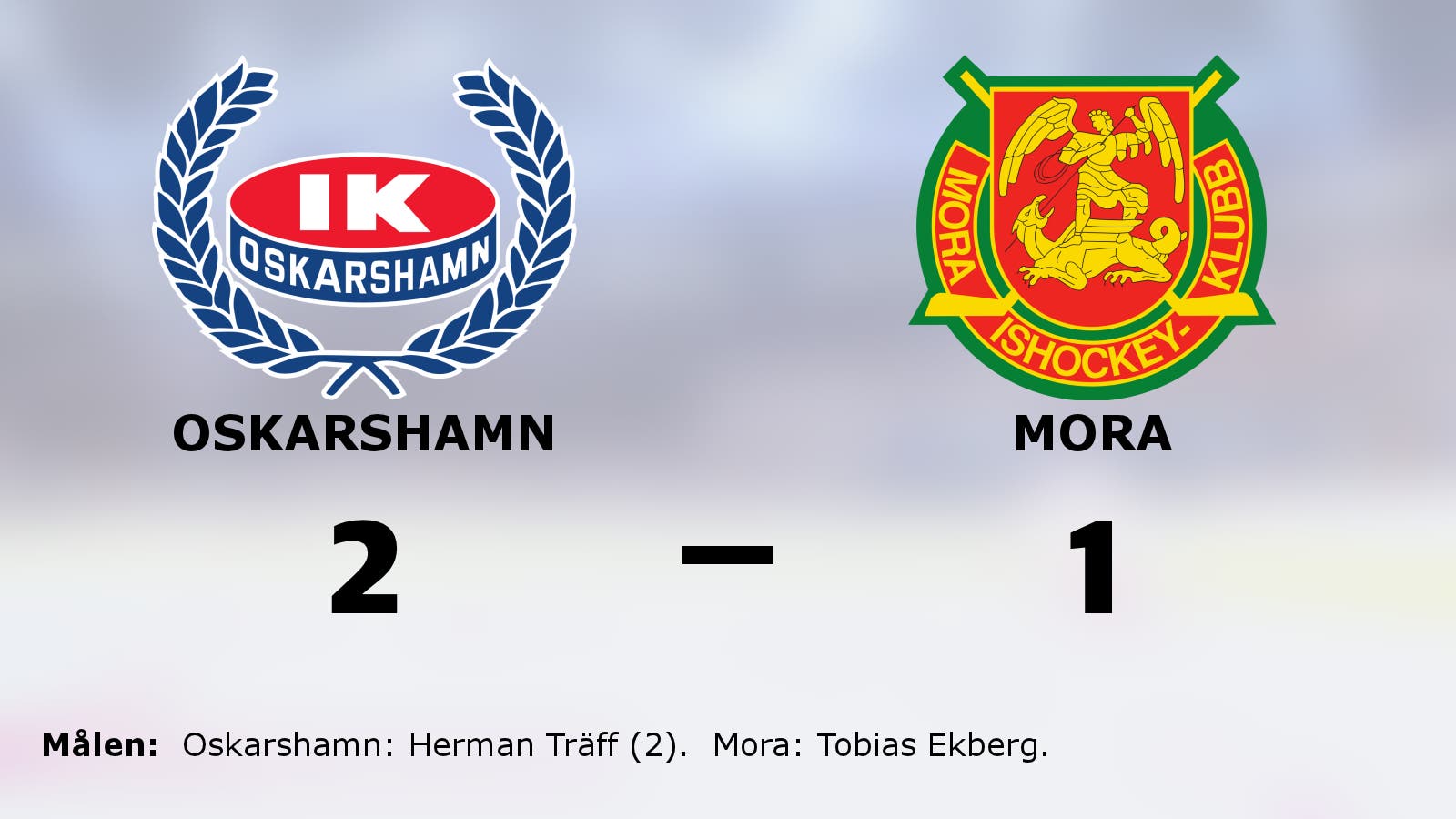 Oskarshamn vinnare mot Mora – avgjorde i förlängningen