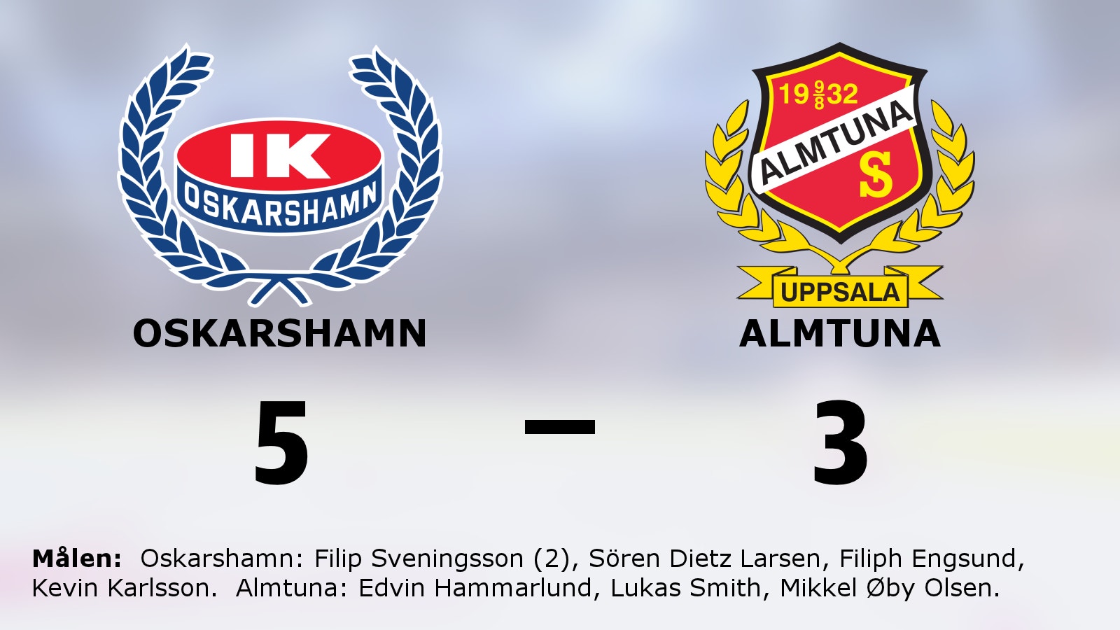 Oskarshamn klart för kvartsfinal – slog Almtuna i avgörande matchen