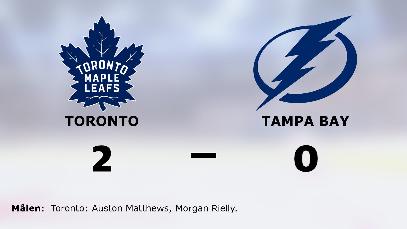 Toronto tog ny seger mot favoritmotståndet