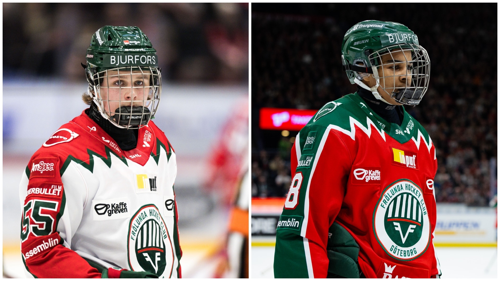 Stortalangerna Ivar Stenberg och Max Westergård