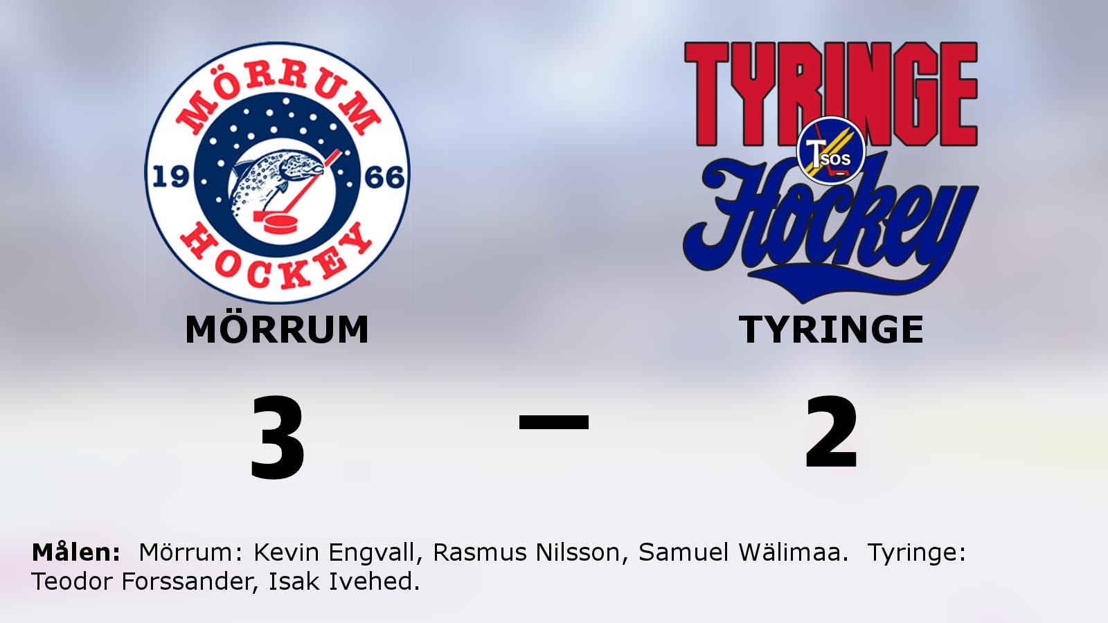 Mörrums segerrad mot Tyringe intakt