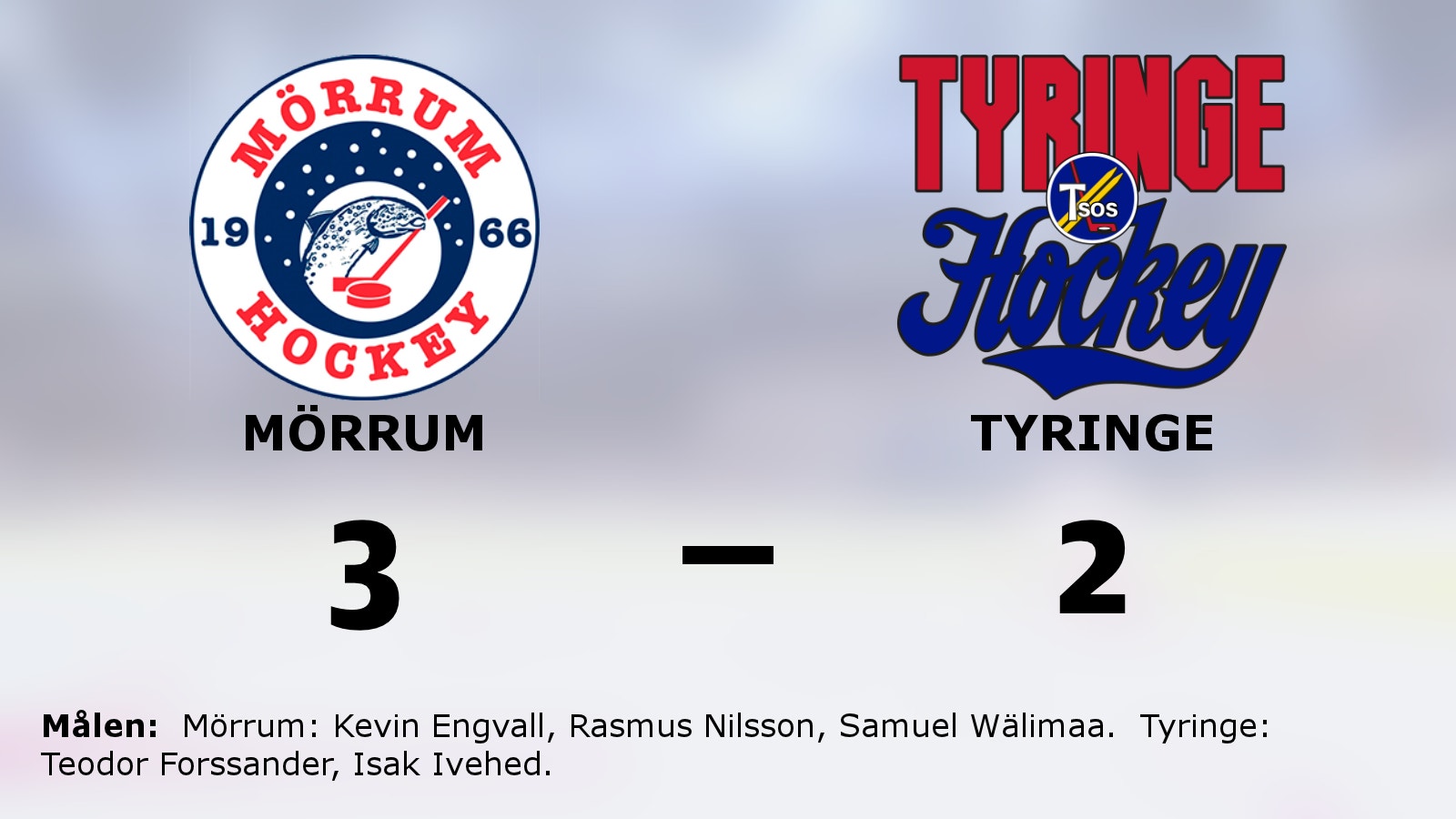 Mörrums segerrad mot Tyringe intakt