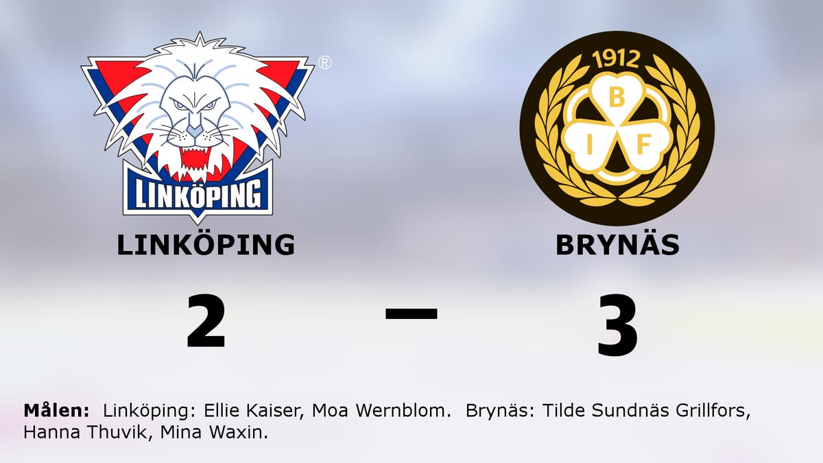 Brynäs avgjorde i förlängningen mot Linköping