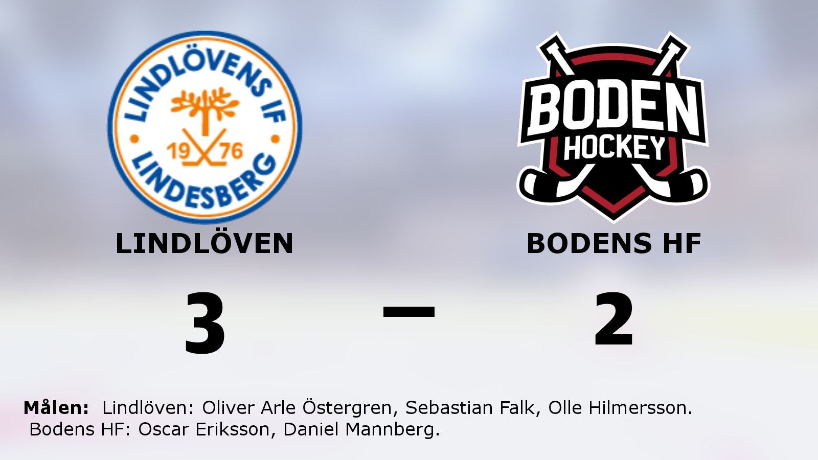 Bodens HF kunde inte stoppa formstarka Lindlöven