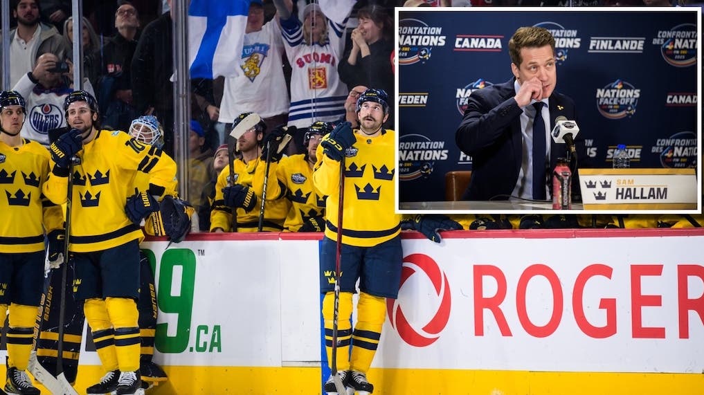 Sam Hallam Tre Kronor Finland Four Nations