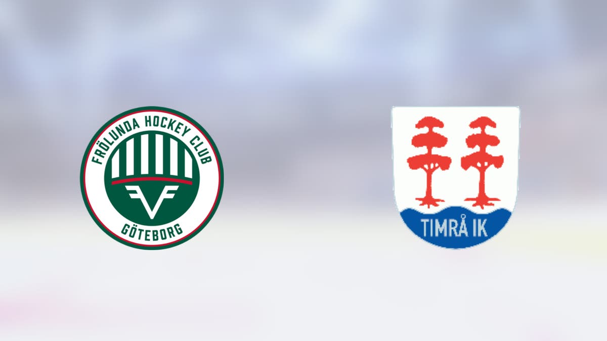 Frölunda möter Timrå IK hemma i dag