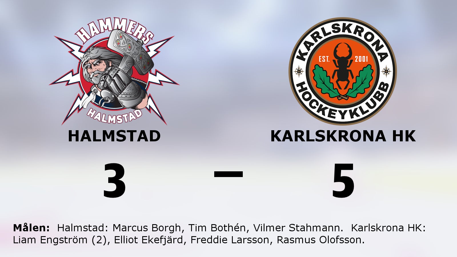 Karlskrona HK tog ny seger i serien mot Halmstad