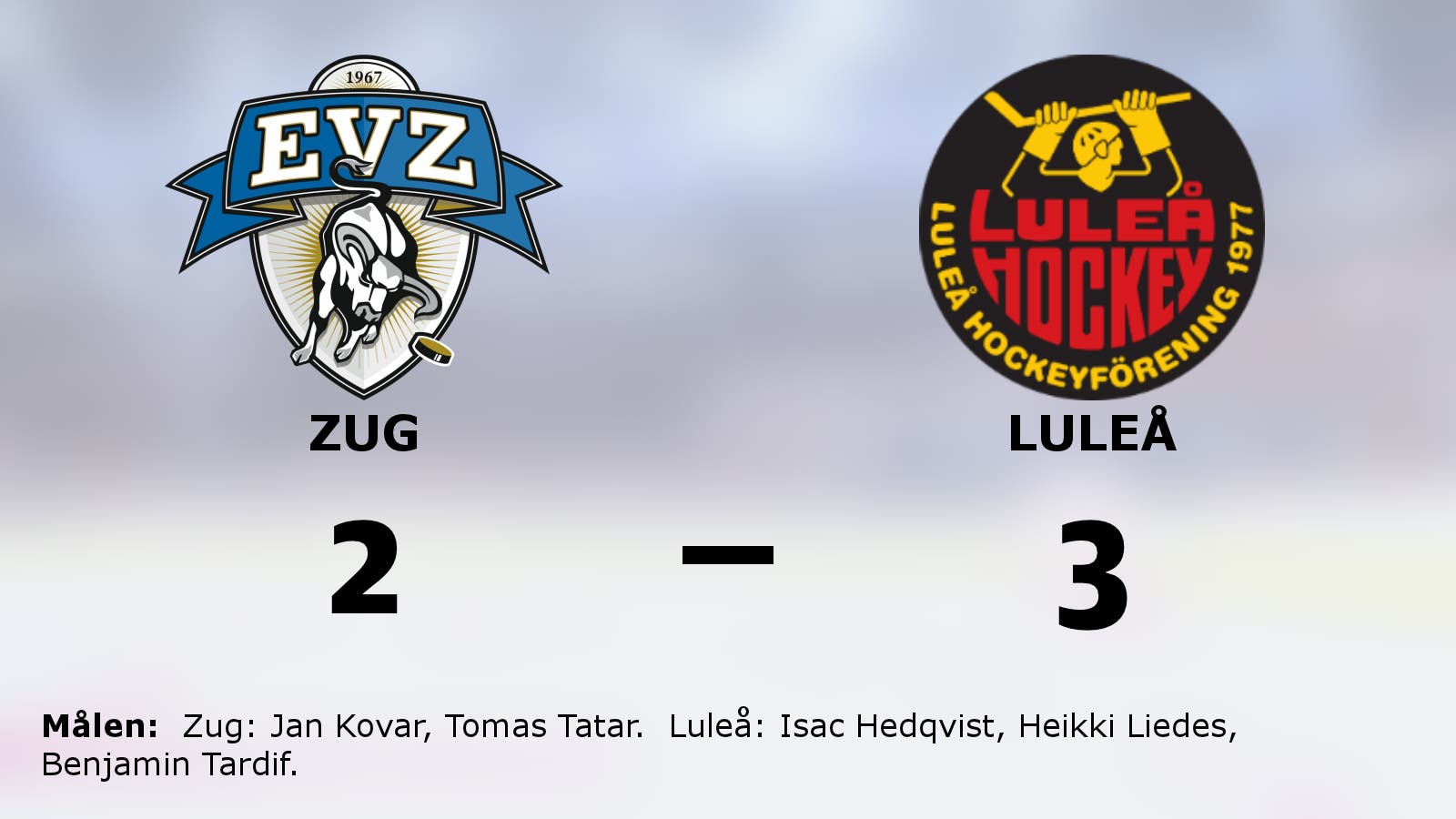 Luleå slog ut Zug efter dramatik