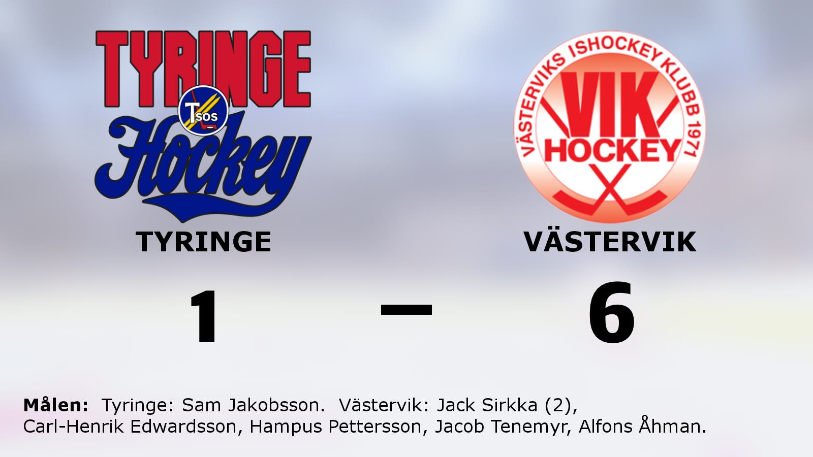 Efterlängtad seger för Västervik – steg åt rätt håll mot Tyringe