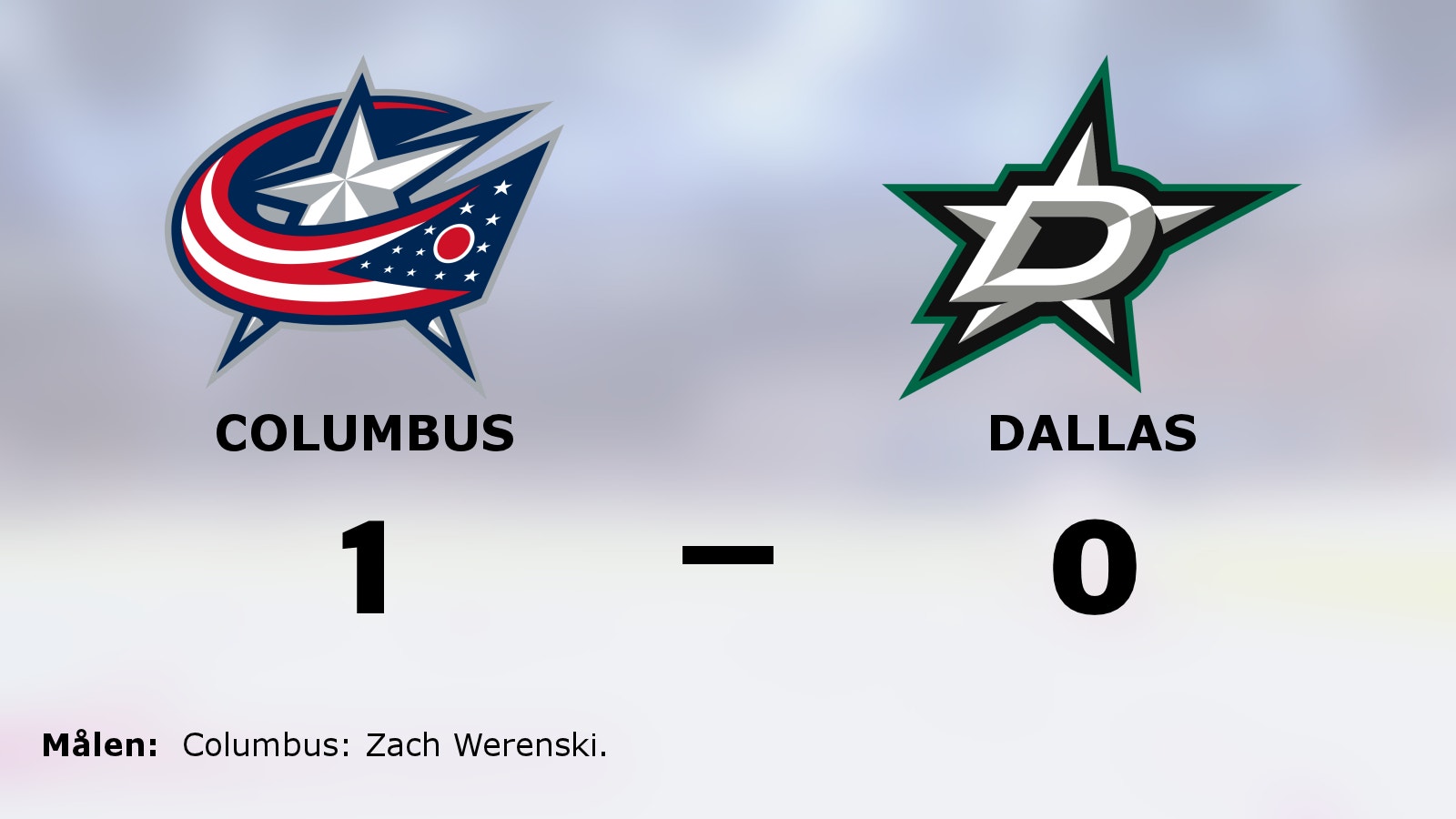 Columbus vann mot Dallas – efter mål av Zach Werenski