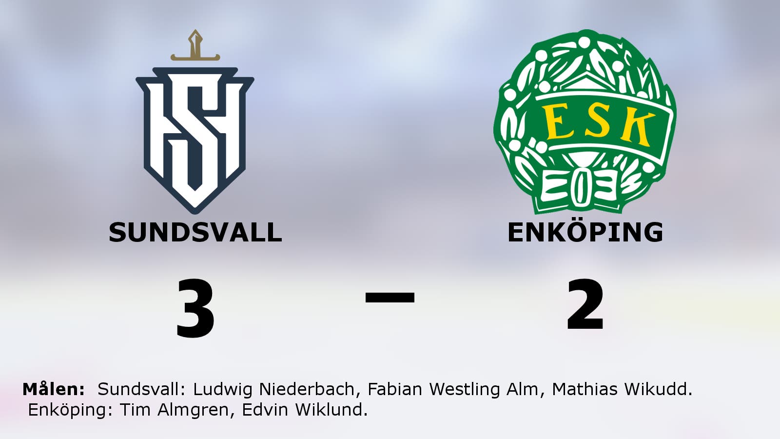 Sundsvall avgjorde tät match mot Enköping i tredje perioden