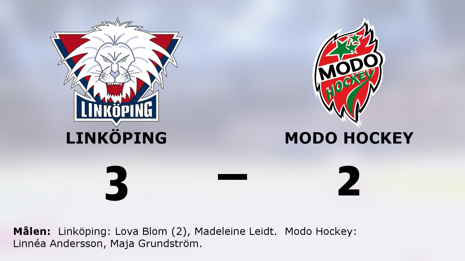 Straffseger för Linköping hemma mot Modo Hockey