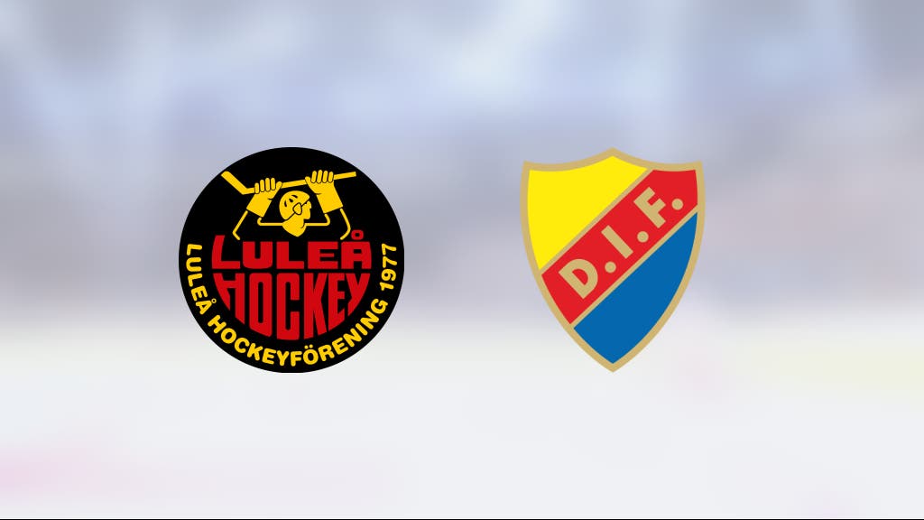 Tre poäng till Djurgården efter avgörande i slutperioden mot Luleå