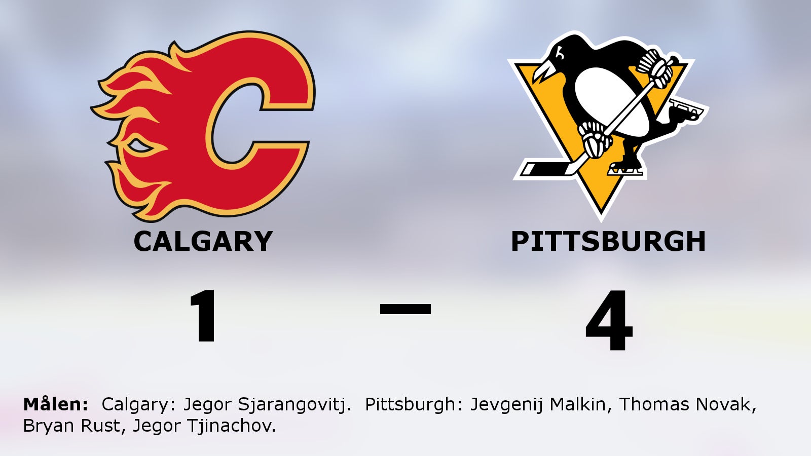 Pittsburgh vann mot Calgary