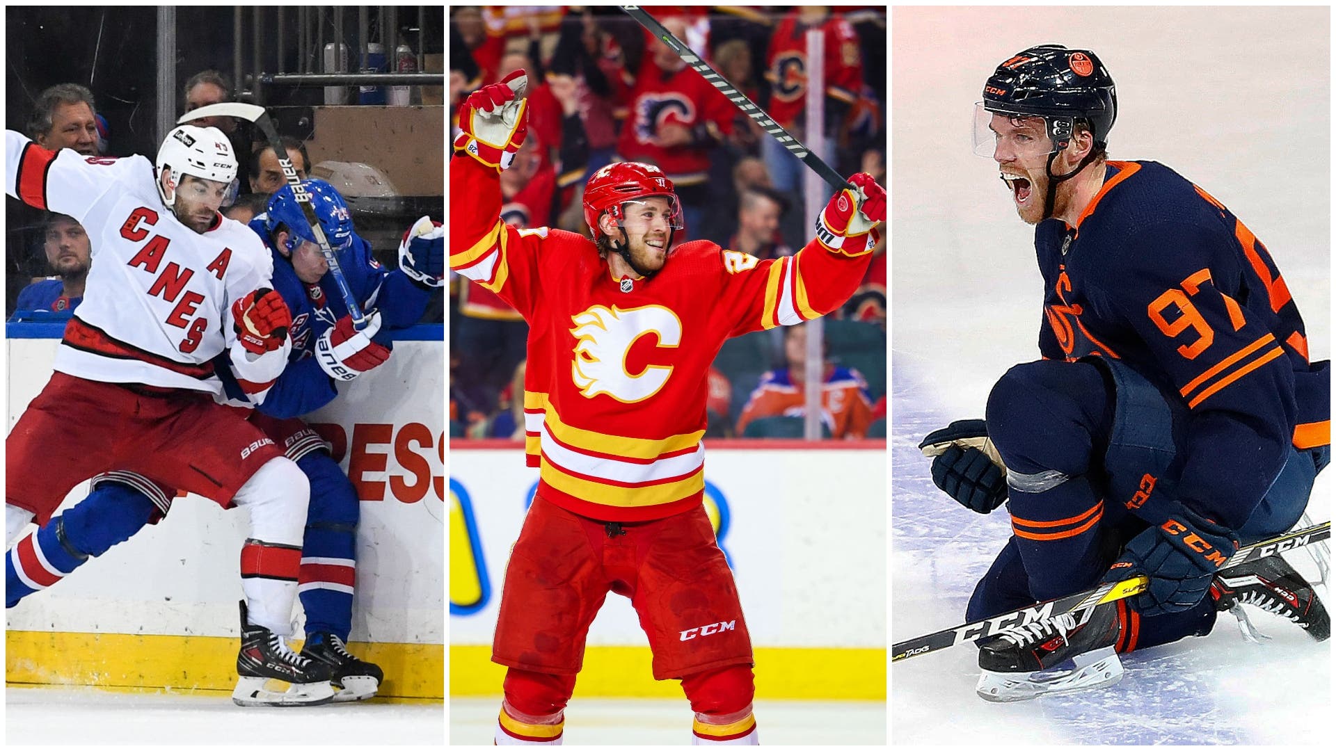 (23649) Carolina/New York Rangers/Elias Lindholm/ Connor McDavid