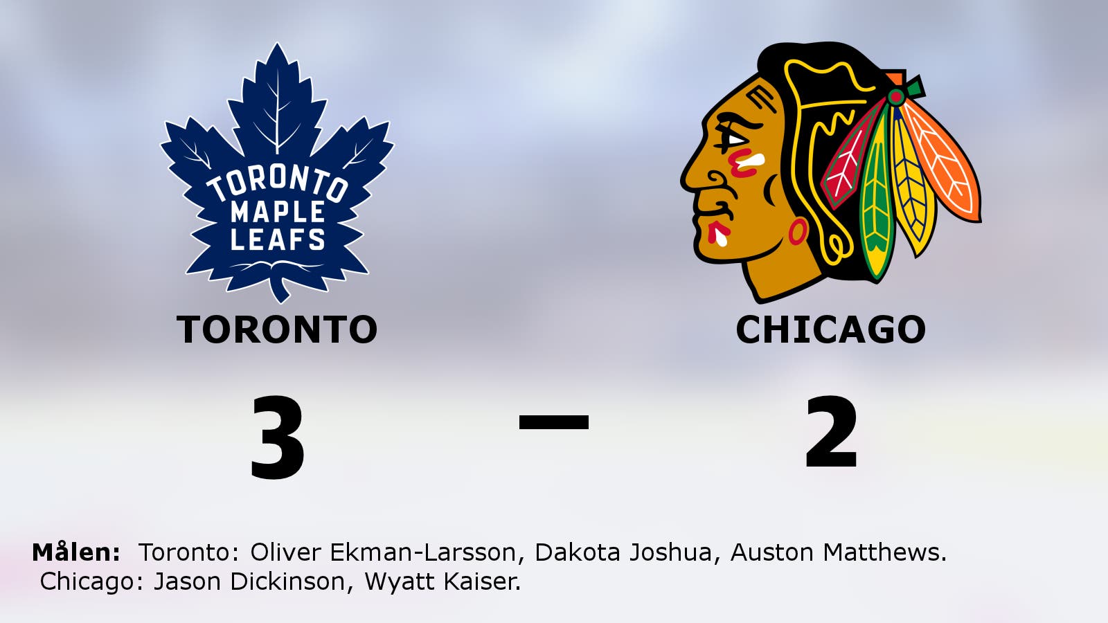 Toronto vände underläge och vann