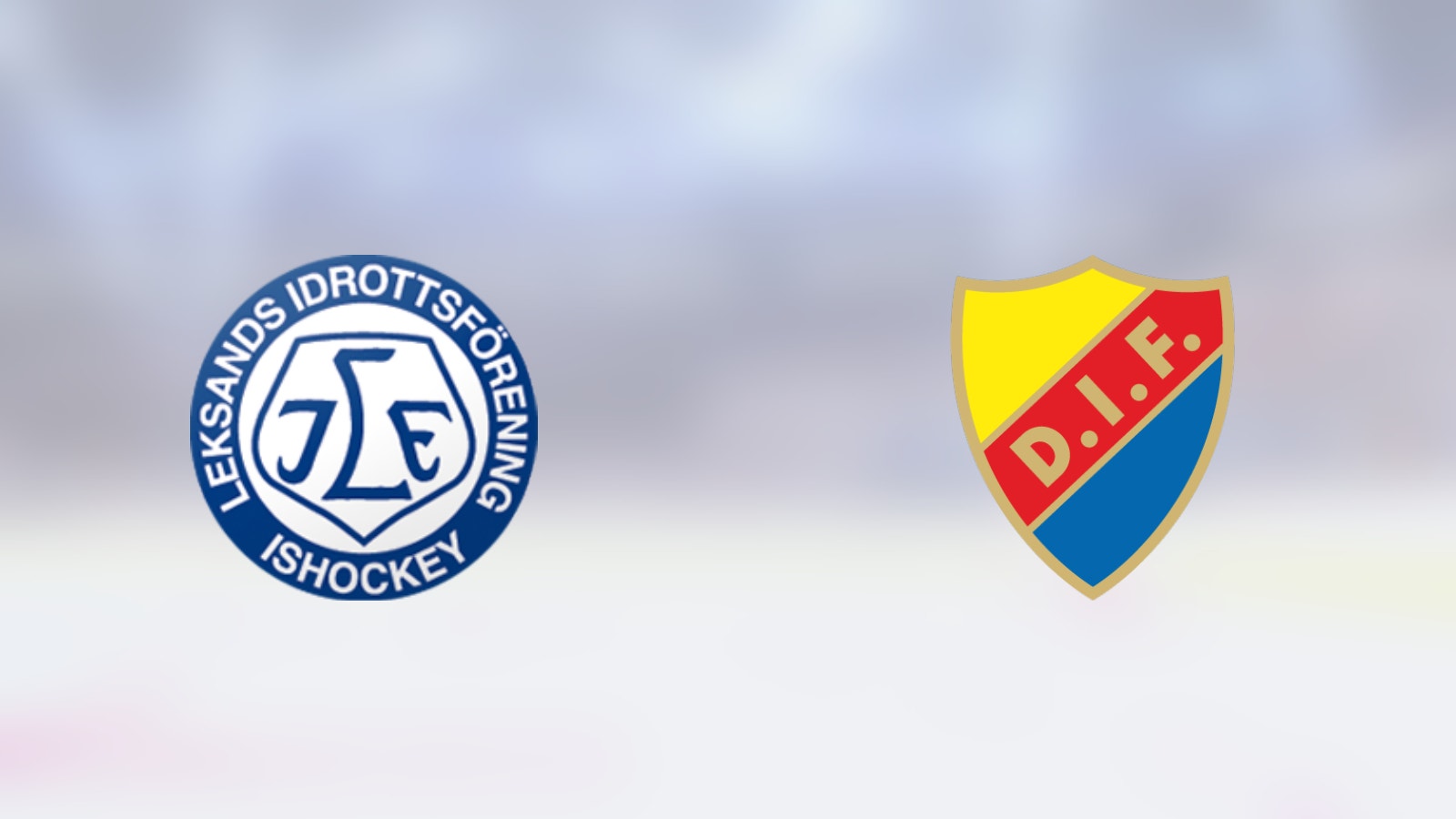 Leksand mot Djurgården i Tegera Arena i dag