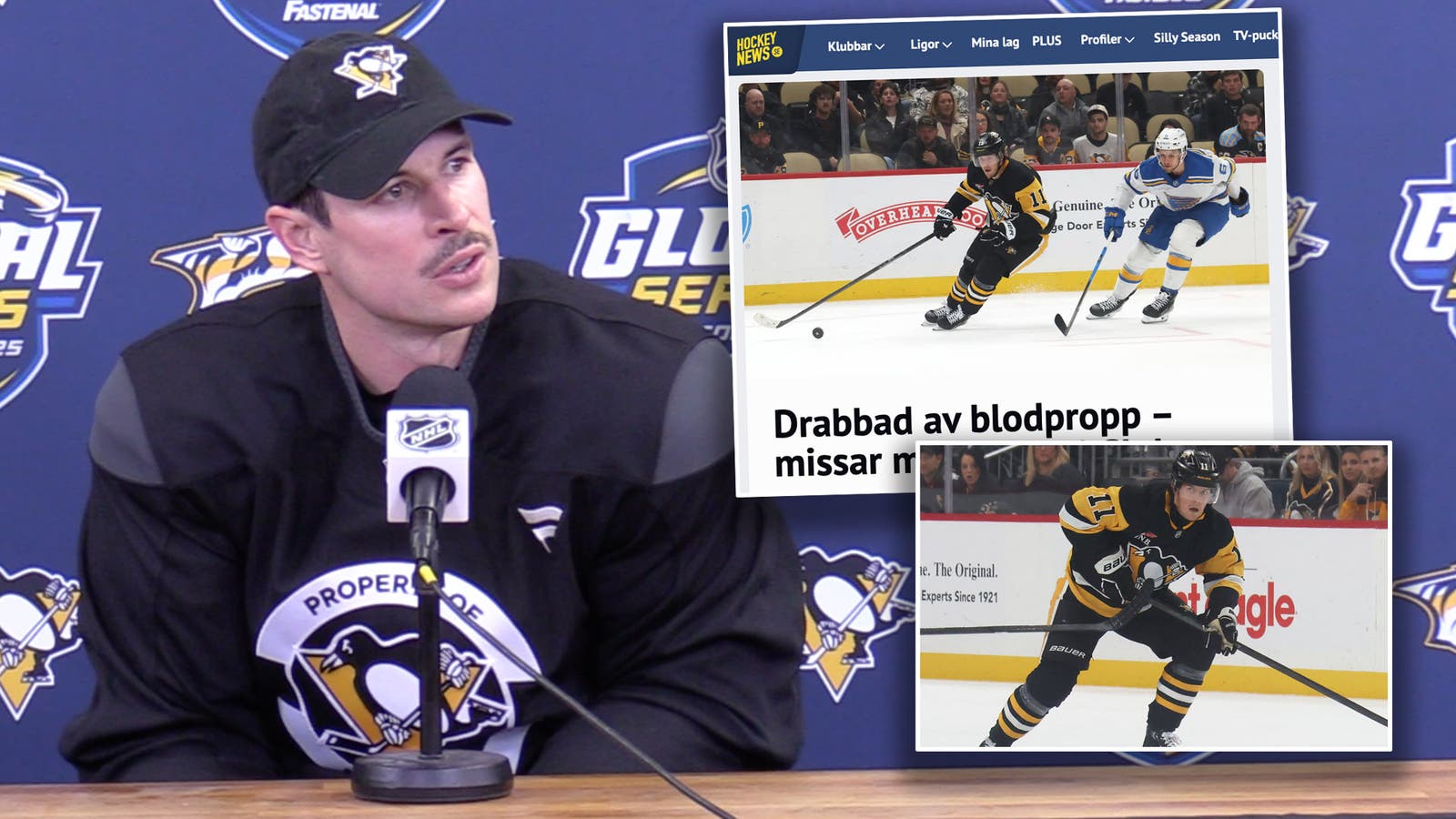 Sidney Crosby Filip Hållander