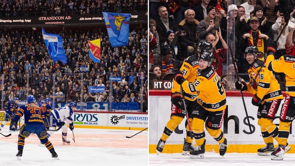 Djurgården Luleå SHL publik rekord