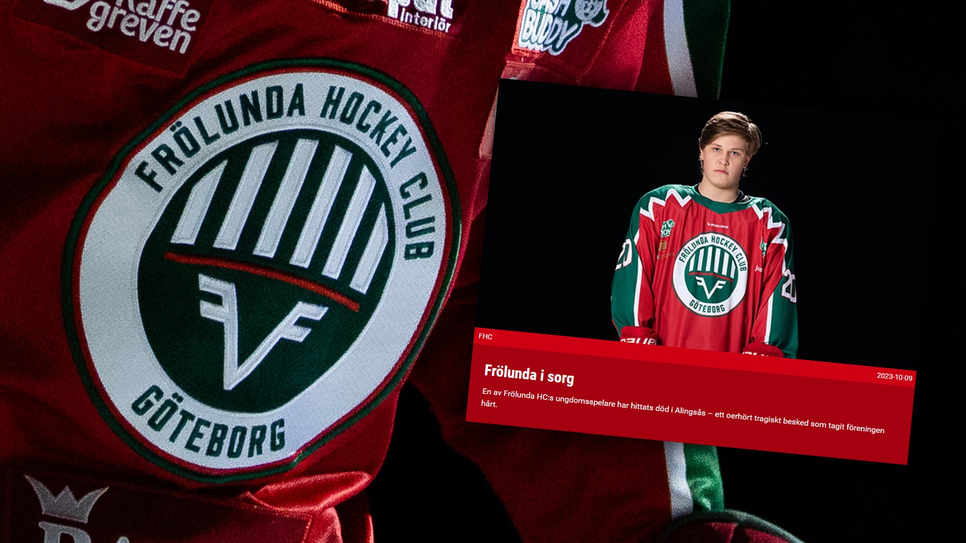 Bildbyrån/Skärmdump Frölunda HC(montage)