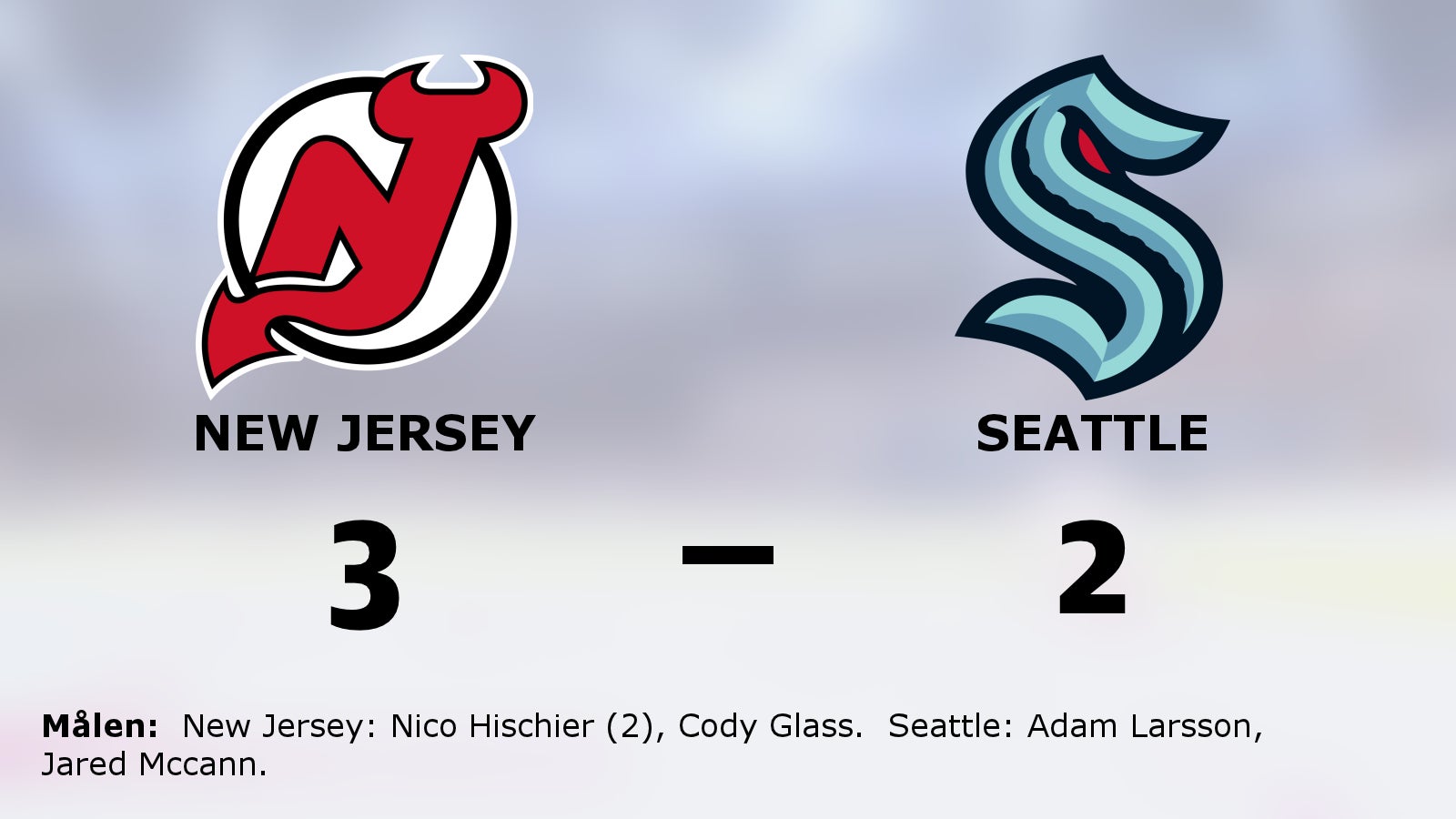 New Jerseys fina svit mot Seattle fortsätter