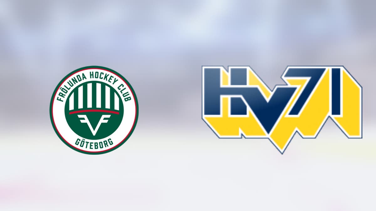 Frölunda HC vill förlänga fina segersviten mot HV 71
