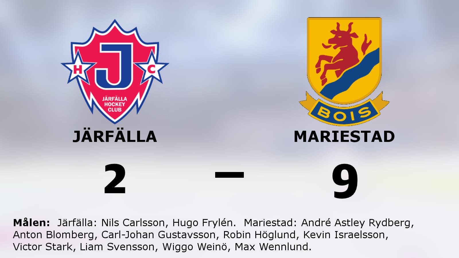 Målfest för Mariestad borta mot Järfälla