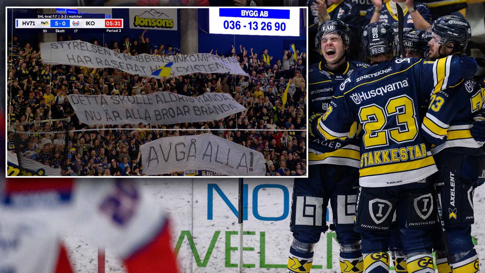 HV71 kritik fans