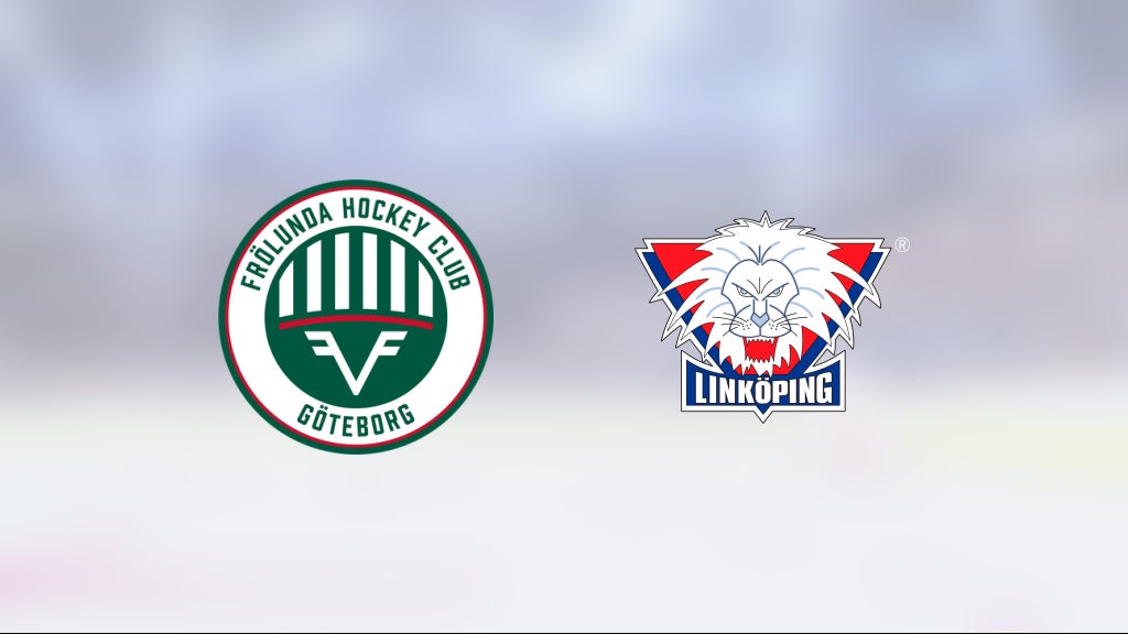 Frölunda avgjorde i sista perioden och vann mot Linköping