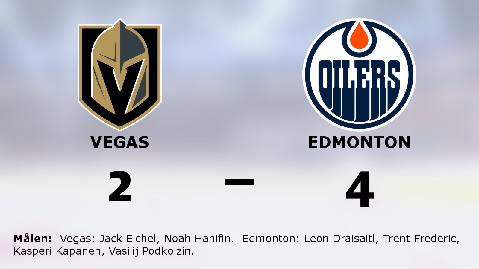 Edmonton segrade i toppmötet – Leon Draisaitl hjälte